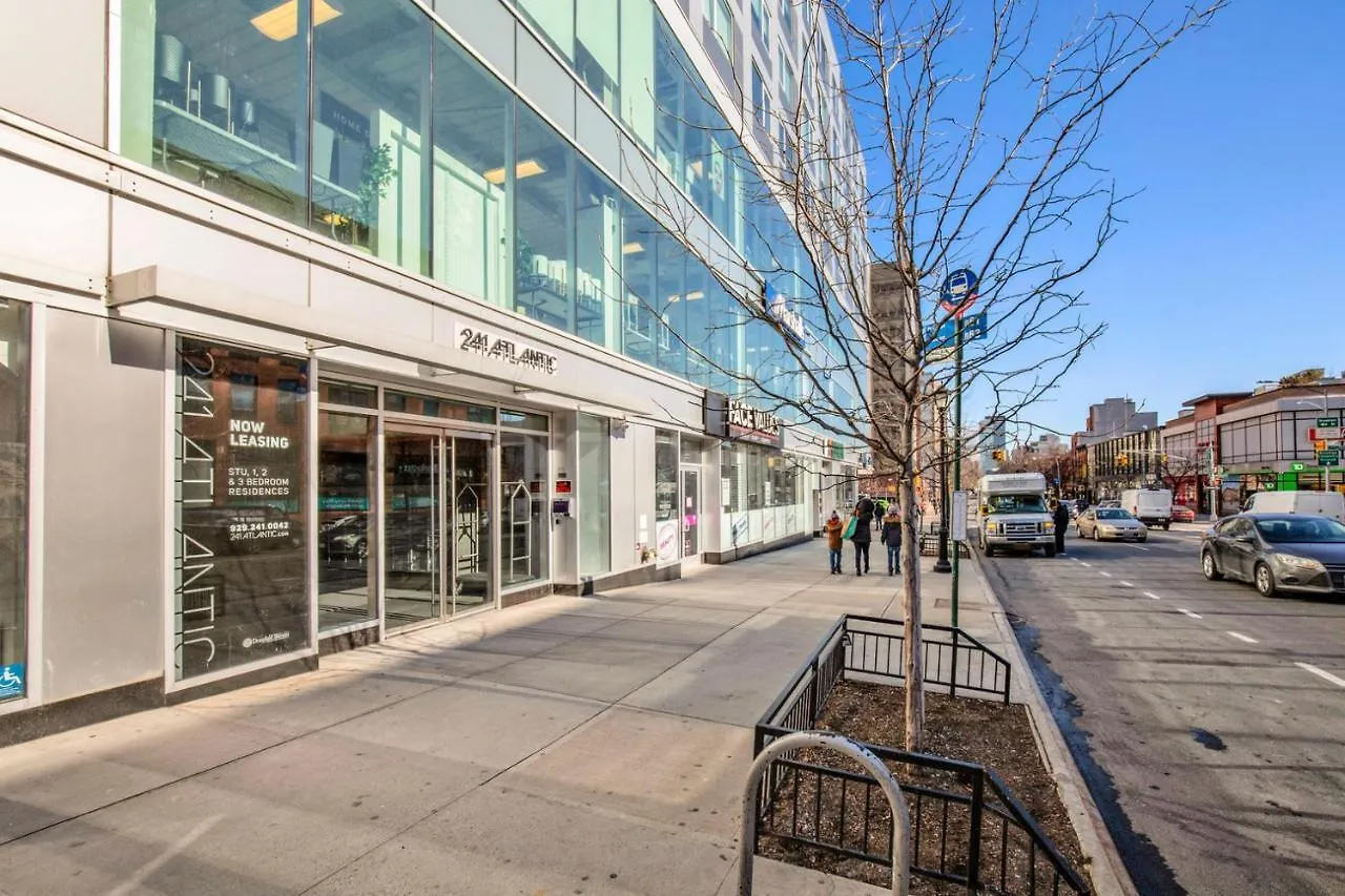 뉴욕 Downtown Bk 1Br W Wd Deck Nr Tj Nyc-879 아파트